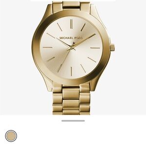 Michael Kors Gold Stainless Steel Bracelet Watch